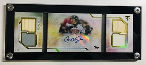 Windows Into Greatness Topps Triple Threads Tri-Fold Booklet Card Case  - Picture 1 of 17