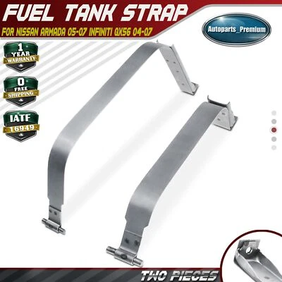 2x correas de tanque de combustible para Nissan Armada 2005-2007 Infiniti QX56 2004-2007 V8 5,6 L Foto 1 de 4