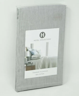 Hotel Collection 525 нитей пряжи окрашенный наволочка - стандарт - пепельно-серый - Изображение 1 из 4