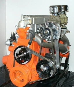 10007 292 CHEVY ALTERNATOR & POWER STEERING BRACKETS 1975-89 WATER PUMP STYLE - Foto 1 di 4
