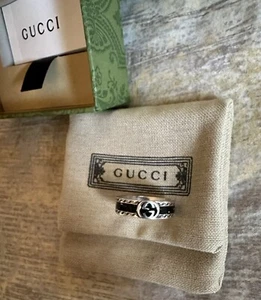 Gucci Interlocking G Enamel Ring  - Picture 1 of 6