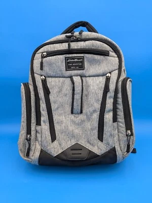 EDDIE BAUER Baby First Adventure Backpack Diaper Bag Waterproof Insulated Gray - Image 1 of 4