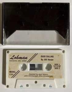 Vintage Lohman “Duck Calling” by Bill Harper Call Cassette Collectible Hunting - Picture 1 of 4