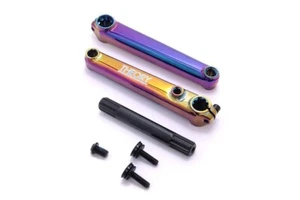 Theory Conserve Bike Life BMX Crank Set - 175mm Oil Slick - SE GT Throne Haro - Picture 1 of 3
