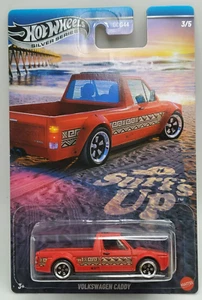 2025 Hot Wheels Red Volkswage Caddy Pickup Surfs Up Silver Series - Picture 1 of 2