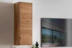 Hängeschrank 40x123cm Massivholz Wildeiche Eiche massiv geölt NEU OVP!!! - Bild 1 von 5