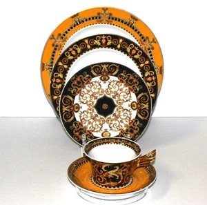 VERSACE by Rosenthal "Barocco" Set di 5 posti (disponibili più) NUOVO - Foto 1 di 9
