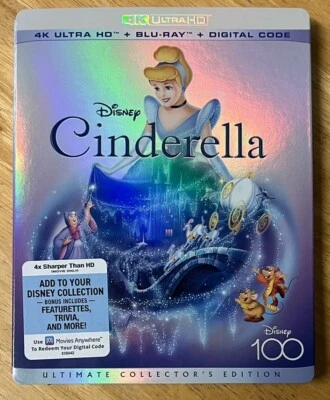 Disney Cinderella 4K Blu-ray Classic Animation  Foto 1 de 4