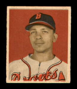 1949 Bowman #104 Eddie Stanky EX/EX+ RC Rookie Bos Braves 549552