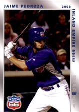 2008 Inland Empire 66ers Grandstand #20 Jaime Pedroza Riverside California Card