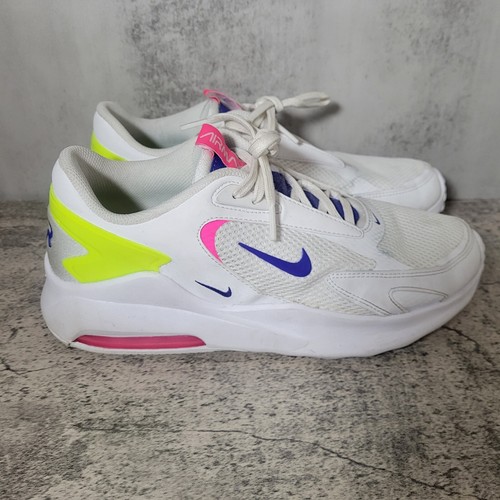 Nike Air Max Bolt AMD donna taglia 10 5 DD2975 100 bianco indaco rosa scoppio blast