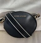 Marc Jacobs Black Rewind Oval Crossbody Bag Leather Designer Small