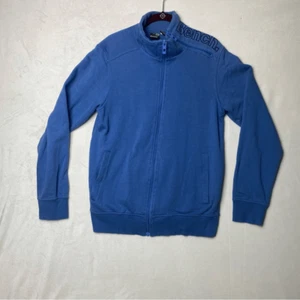Bench Blue Long Sleeve Front Zip Jacket Size Small - Picture 1 of 12