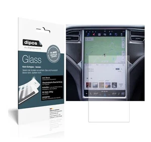 2x Protection pour Tesla Modell X ecrán mat Verre souple Film Protecteur 9H - Afbeelding 1 van 8