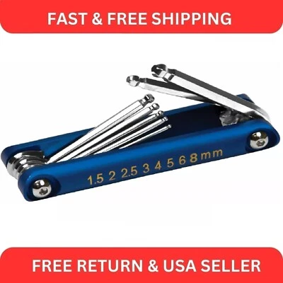 Wilmar W9133 Folding Hex Key Set - Image 1 of 2