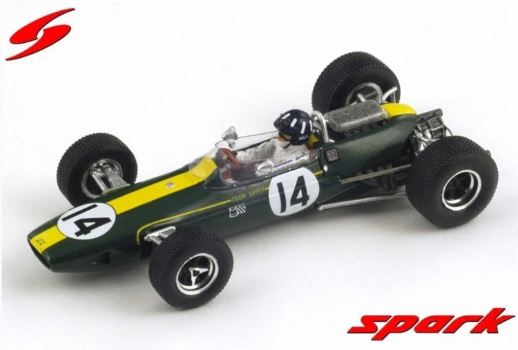 Spark 1/43 S1852 Team Lotus 33 BRM #14 2nd Monaco GP 1967 Graham Hill - Image 1 of 1