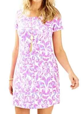 Lilly Pulitzer S  Amethyst Beach Bathers Tammy Dress DM1-38 - Image 1 of 4