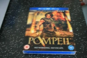 Pompeii (Blu-ray 3D + 2D, 2014) New. Cert 12. + Slip Cover. - Picture 1 of 2