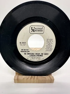 LOUIS PRIMA Poor Old Marat / The Impossible Dream UA PROMO 45 VINYL 7" RECORD - Picture 1 of 2