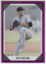 2017 Leaf Best of Baseball Purple #19 Riley Pint /25