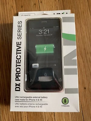 UNU DX Protective Series Battery Case for iPhone 4/4s 1700mAh - Image 1 of 2