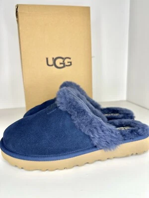 UGG Cozy Suede Slipper with Shearling - Women’s Shoes, New - Navy- 11-10-8-7 - Image 1 of 4