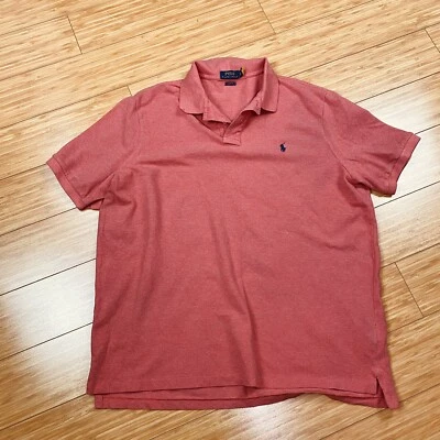 Polo Por Ralph Lauren Para Hombres Rosa Polo Calce Clásico XL X-Grande Foto 1 de 3