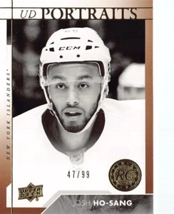 2017-18 Upper Deck UD Portraits Gold #P56 Josh Ho-Sang/99 - Imagen 1 de 2