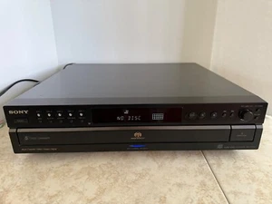 SONY SCD-CD595 SUPER AUDIO CD PLAYER WITH BOX, MANUAL, REMOTE CONTROL - Picture 1 of 10