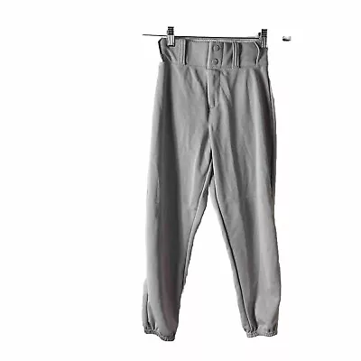 All-Star Youth Size Medium Baseball Pants Light Gray - Image 1 of 4