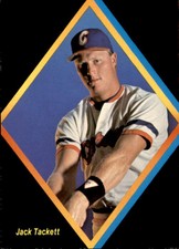 1987 Charlotte O's WBTV #9 Jack Tackett - NM Baseball Card