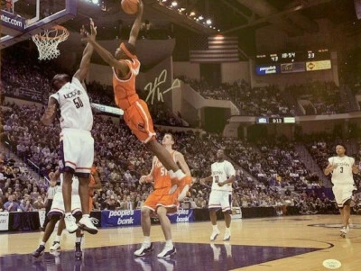 HAKIM WARRICK SIGNED OVERSIZED 16x20 PHOTO    DUNK VS UCONN    SYRACUSE BK   JSA — 第 1/4 张图片