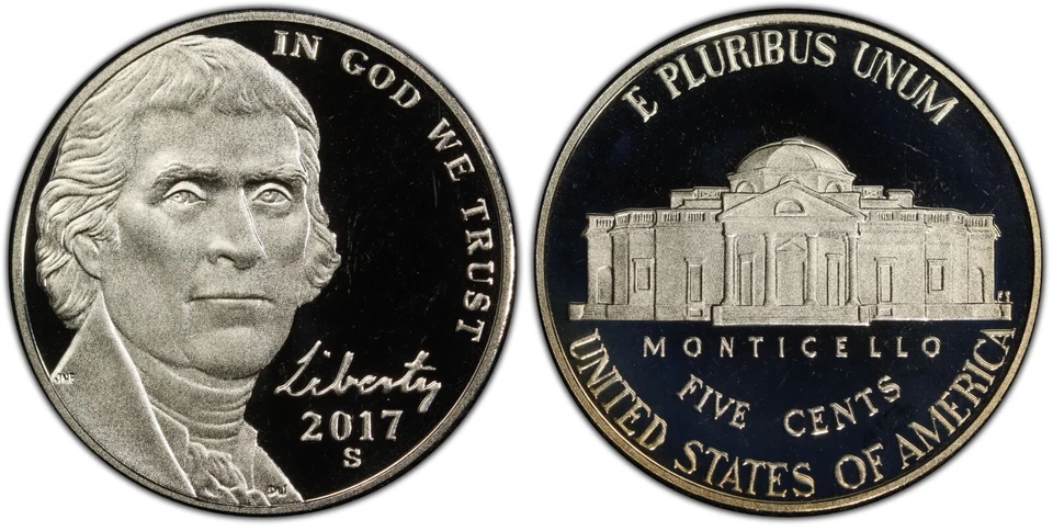 2017 S Jefferson Nickel Proof From  Proof Sets - Image 1 of 1