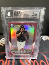 2023 Bowman Chrome Red /5 Deyvison de los Santos Arizona BGS 7.5