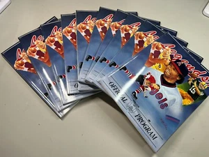 Lot of 10, 1991 Legends Official Programs NSCC UNCUT CARDS OF HANK AARON STARR+ - Picture 1 of 2