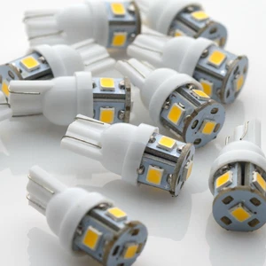 Sotaca de vidrio de cuña 8 V LED T10 / 8 VAC 8VDC 50 mA para receptores clásicos de dispositivos de alta fidelidad