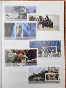 New Zealand 2002 set Lord of th Ring sheets (Michel Bl.144/49) MNH - Picture 1 of 1