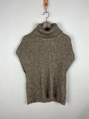 Alessia Santi Ribbed Knit Roll-Neck Jumper Womens Sweater Sz 3 - Image 1 of 4