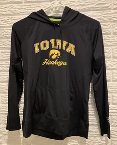 Under Armour "Green" Iowa Hawkeyes Kapuzenshirt Damen Gr. M Semi-Fitted schwarz - Bild 1 von 14