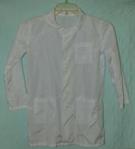 Disfraces USA by Amscan Chaqueta de Chef Blanca/Chaqueta de Laboratorio Infantil Pequeña - Imagen 1 de 2