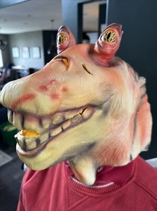 Vintage Star Wars Jar Jar Binks Mask Halloween Cosplay Mask, Lucas Film Ltd. - Picture 1 of 6