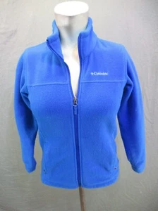 Columbia Size M (10/12) Girls Full Zip Stand Collar Pocket Athletic Jacket 612 - Picture 1 of 9
