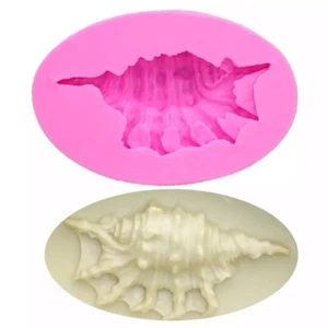 Silicone Sea Shell Conch Mould Mold Chocolate Fondant Sugarcraft DIY Clay Resin - Picture 1 of 2