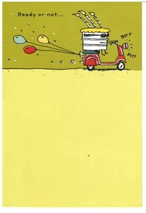 Ready or Not Birthday Hallmark Greeting Card HAB 304-7 - Picture 1 of 4