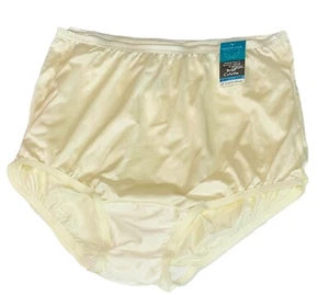 VANITY FAIR NYLON GRANNY HÖSCHEN GRÖSSE 5 S/P ELFENBEIN 3 PR. Set NEU - Bild 1 von 2
