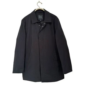 Jos. A. Bank Traveler Black All Weather Trench Car Coat Quilted Lining 42L - Picture 1 of 5