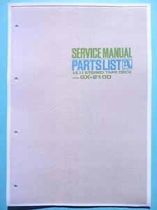Service manual for Akai GX-210D - Picture 1 of 1