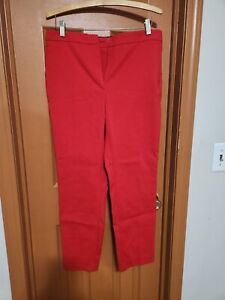 Zara Woman Wide Leg  Red Ladies‘ Pants  Size XL