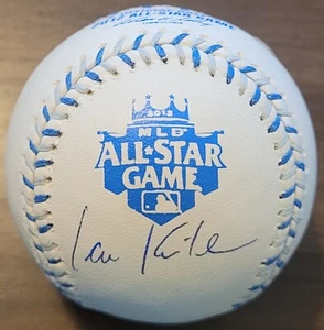 Ian Kinsler signiert 2012 All Star Game Logo Baseball Texas Rangers Autogramm SELTEN - Bild 1 von 1