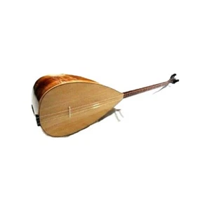 Turkish Carved Long Neck Saz Baglama With Free Case cr1 - Picture 1 of 8